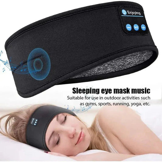 Bluetooth Sleep Headband – Wireless Headphones, Built - In Speakers, Comfortable Fabric, 10 - Hour Battery Life - AuraGoods