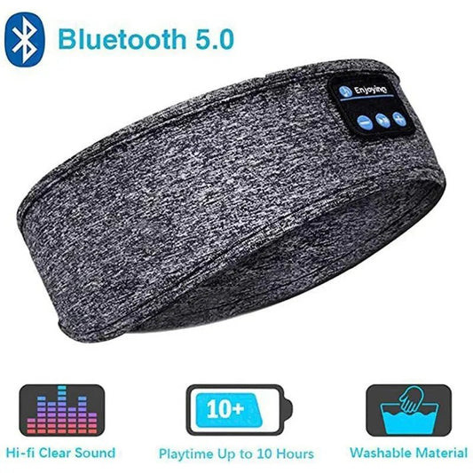 Bluetooth Sleep Headband – Wireless Headphones, Built - In Speakers, Comfortable Fabric, 10 - Hour Battery Life - AuraGoods