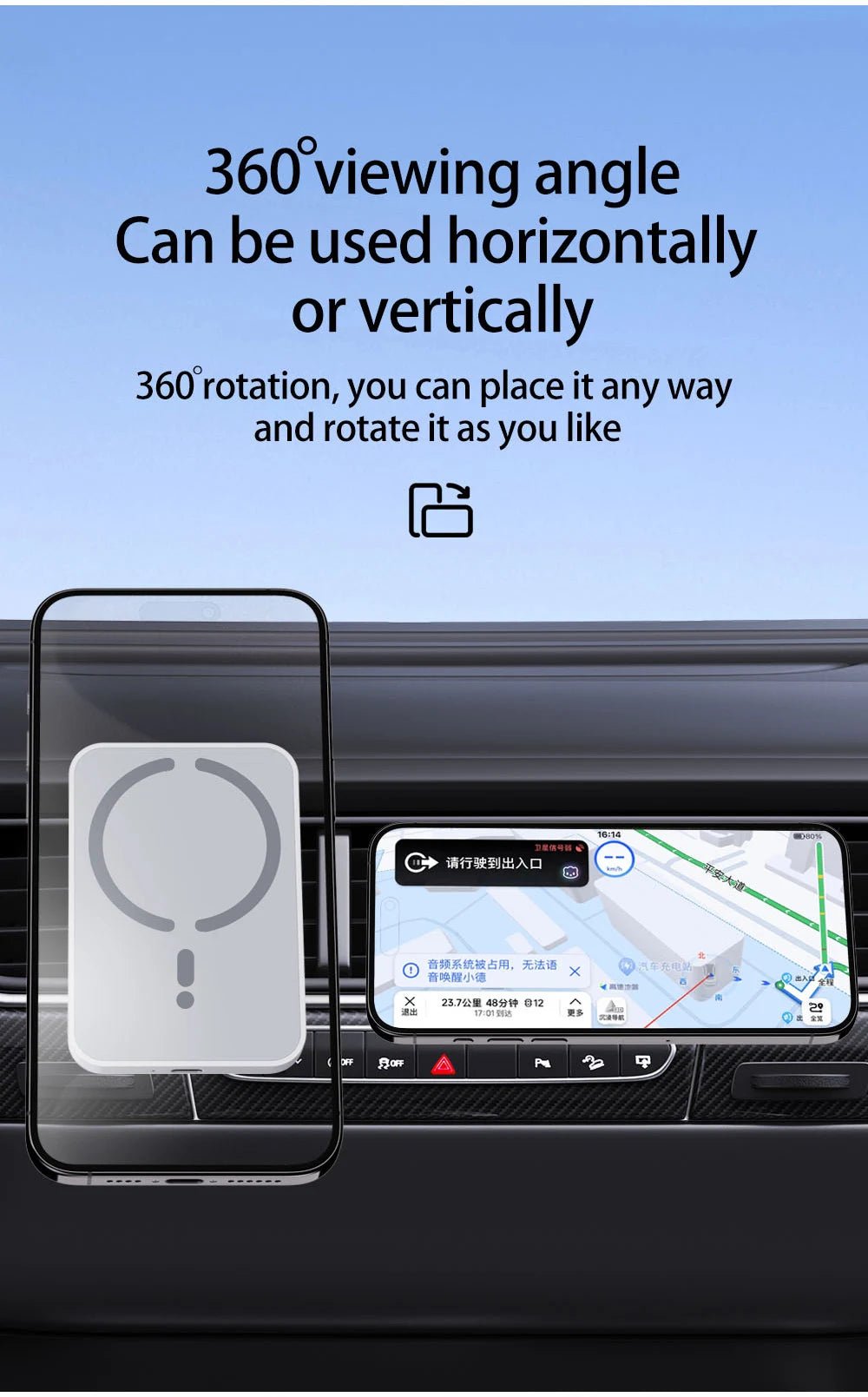 Magnetic Air Vent Charger™ - AuraGoods