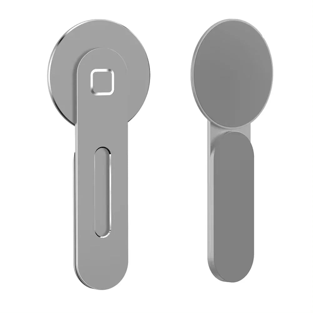 Metal Expansion Phone Stand for Laptop and Tesla Vehicles - Magnetic Folding Phone Holder with 15W Fast Charger - AuraGoods