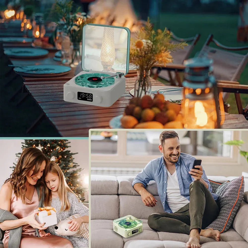 Mini Retro White Noise Bluetooth Speaker - AuraGoods